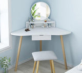 Coiffeuse d'angle scandinave