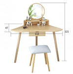 coiffeuse d'angle scandinave