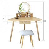 coiffeuse d'angle scandinave