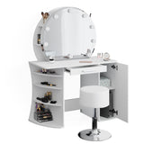 Coiffeuse Miroir Rond
