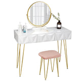 Coiffeuse Miroir Pivotant